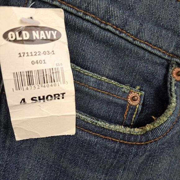 Old Navy Women's Blue Denim Low Waist Boot Cut Stretch Jeans 4 Short - Picture 6 of 8